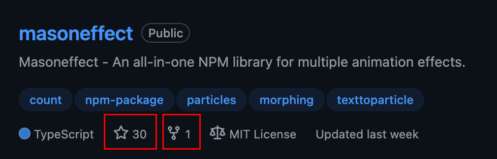 github star