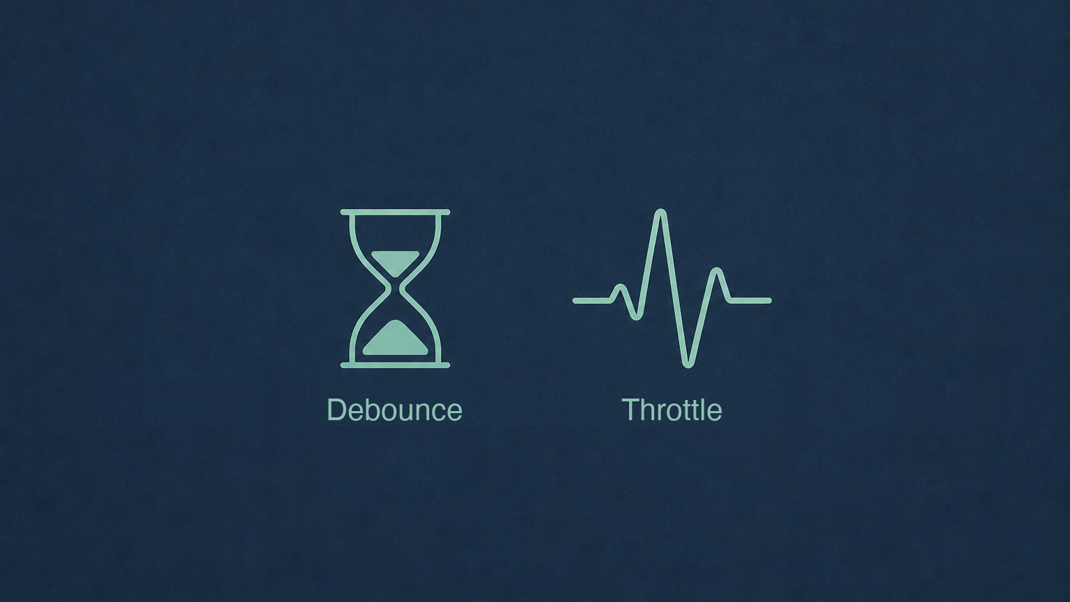 Debounce Throttle 배너